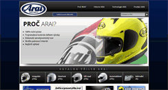 Desktop Screenshot of helmy-arai.cz
