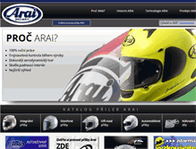 Tablet Screenshot of helmy-arai.cz